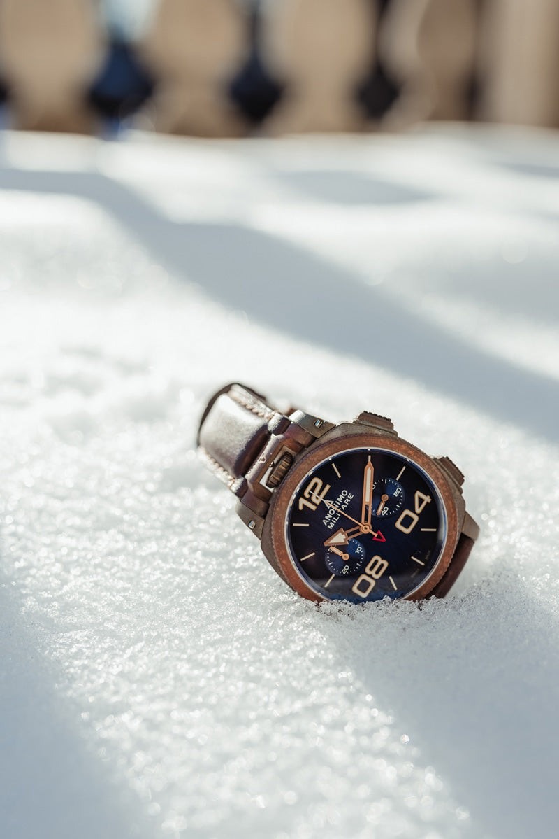 Anonimo Militare Chrono Oxidized Bronze
