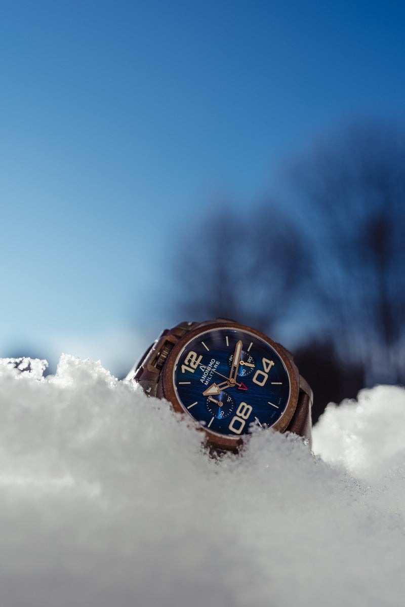 Anonimo Militare Chrono Oxidized Bronze