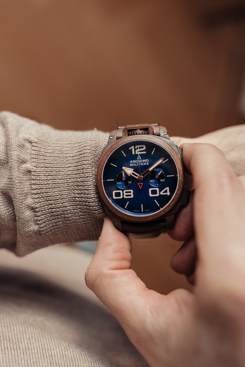 Anonimo Militare Chrono Oxidized Bronze