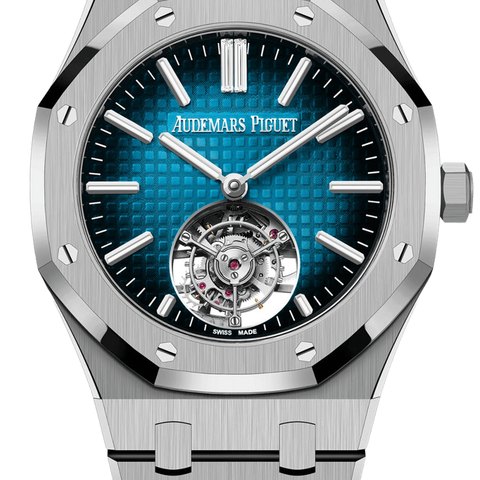 Audemars Piguet Royal Oak Selfwinding Flying Tourbillon 41mm 26730TI Blue-Green