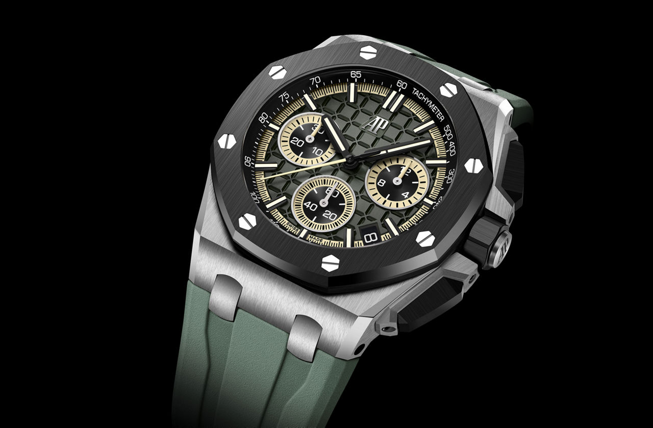 Audemars Piguet Royal Oak Offshore Selfwinding Chronograph 43mm 26420IO Green