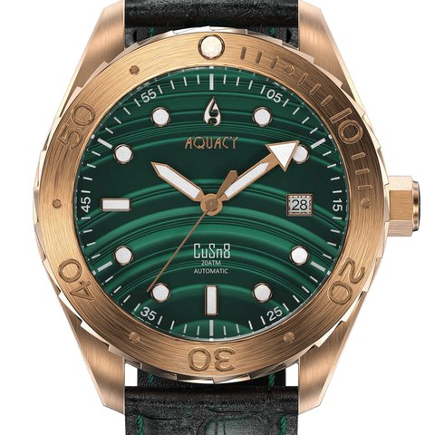 Aquacy Bronze CuSn8 Mineral-Dial 41mm