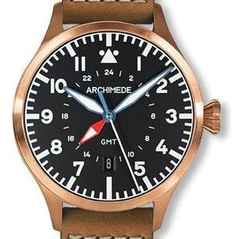 Archimede Pilot 42 GMT Bronze