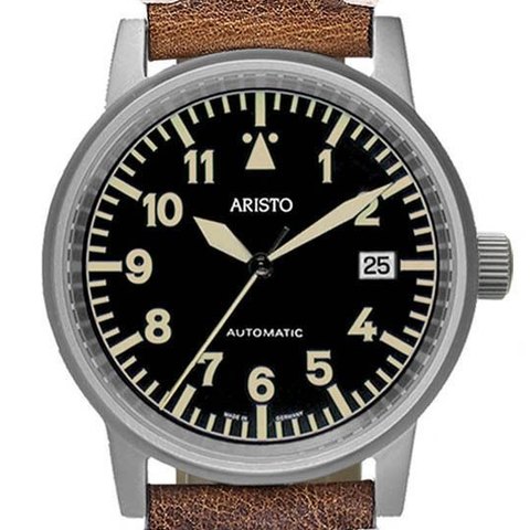 Aristo Kleine Fliegeruhr Vintage Titan 5H100