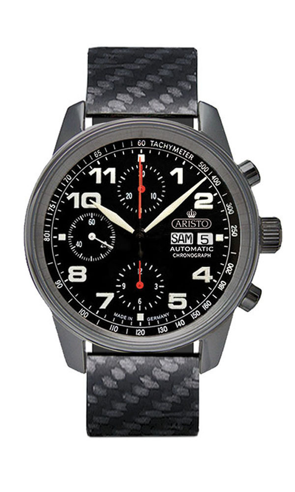 Aristo Titan Carbon Chronograph 5H99