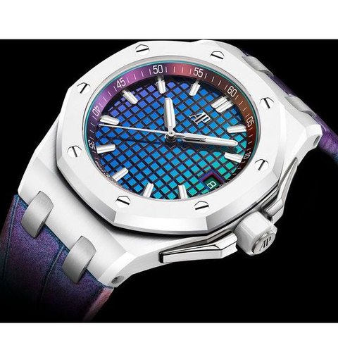 Audemars Piguet Royal Oak Offshore Selfwinding 37 White Ceramic Chameleon