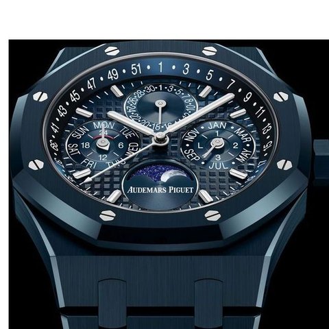Audemars Piguet Royal Oak Perpetual Calendar Bleu Nuit Nuage 50 Ceramic
