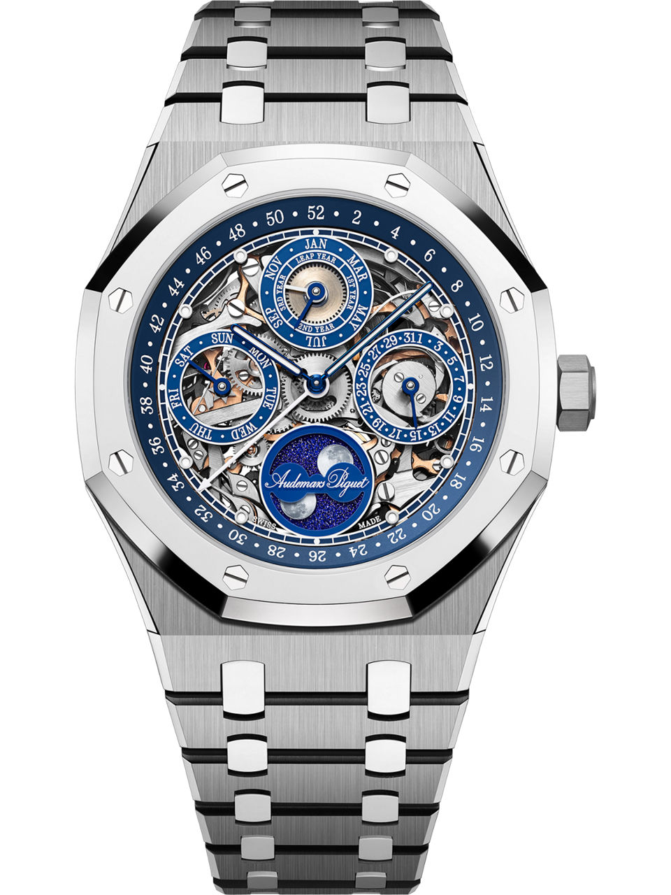 Audemars Piguet Royal Oak Perpetual Calendar Openworked 150th Anniversary (Titanium)