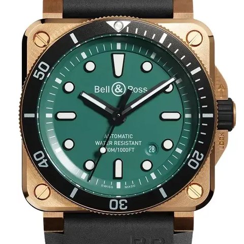 Bell & Ross BR 03-92 Diver Black and Green Bronze