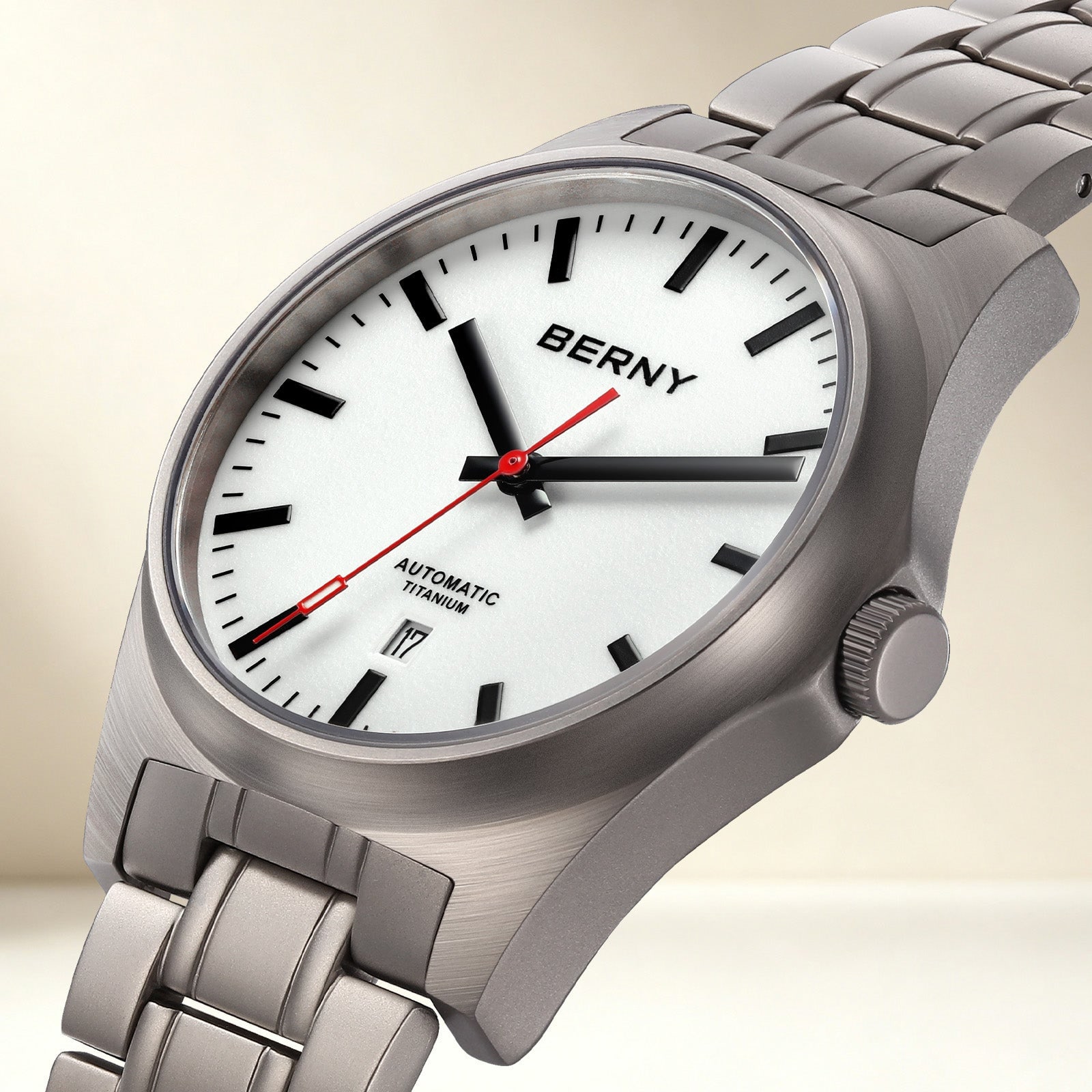 Berny Automatic Titanium Full-Lume Watch AMT258
