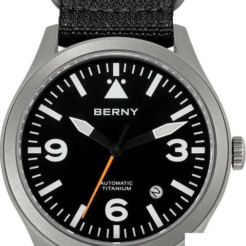 Berny Automatic Titanium Field Watch