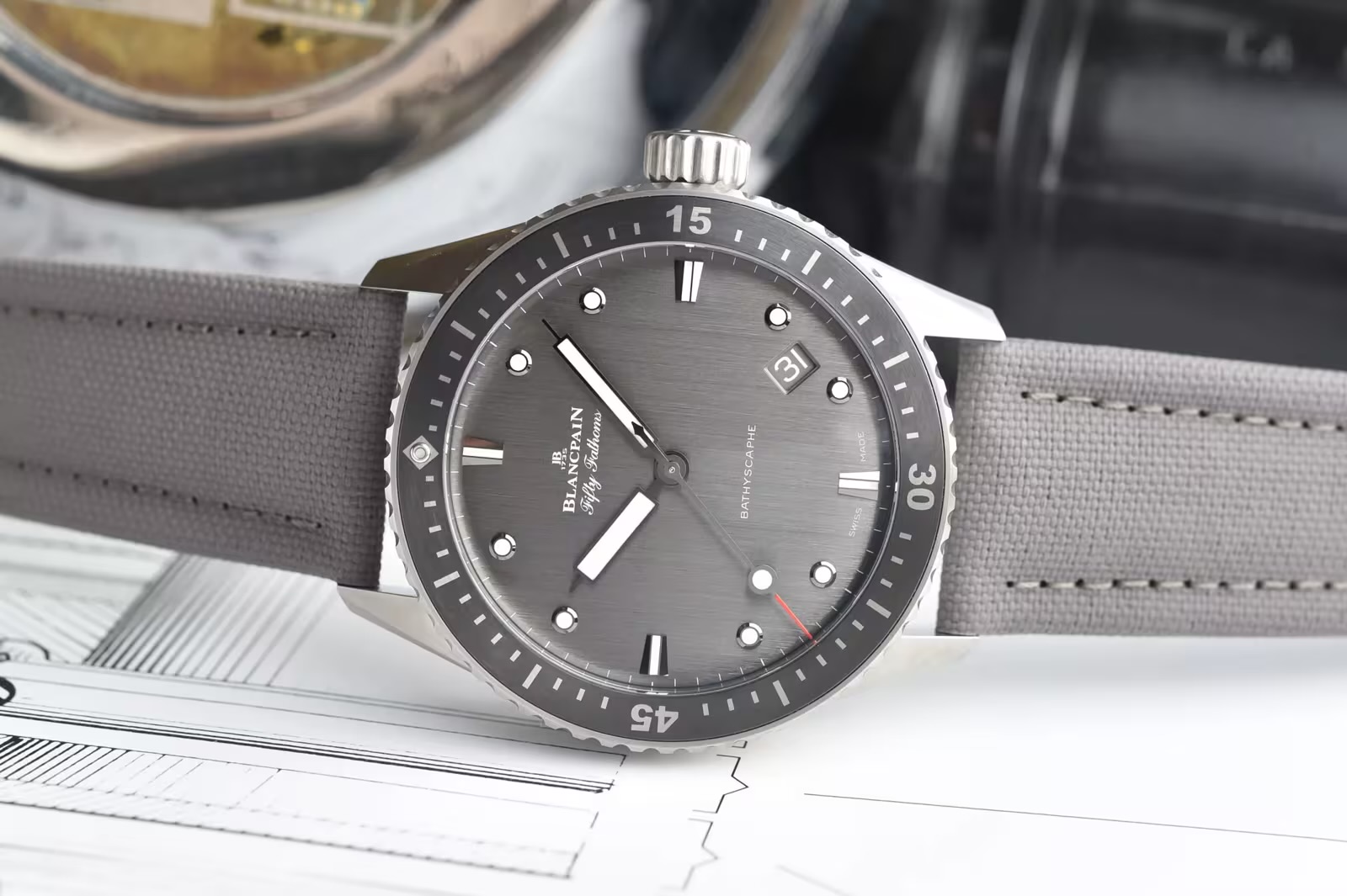 Blancpain Fifty Fathoms Bathyscaphe Titanium