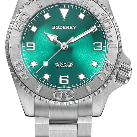 Boderry Admiral 3-Hand No-Date Titanium