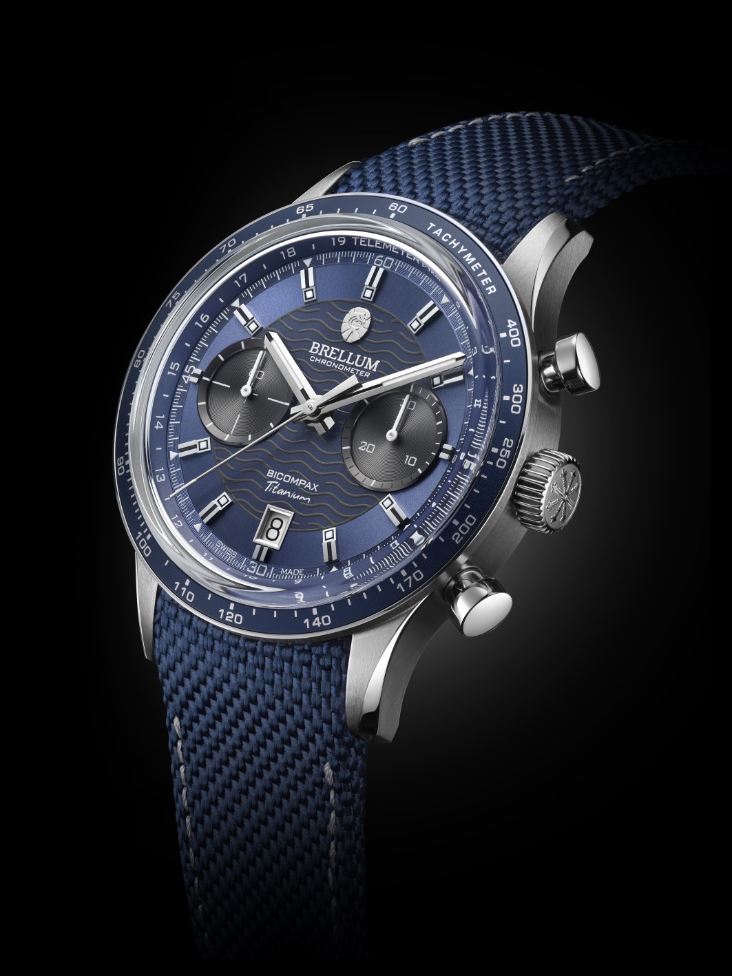 Brellum Pandial Marina Bicompax Titanium Chronometer