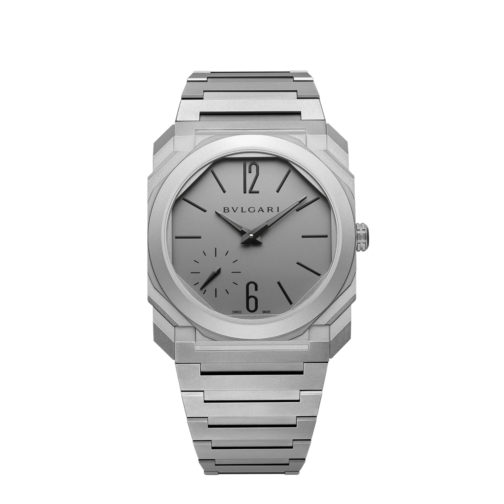 Bulgari Octo Finissimo Automatic 37 mm, Sandblasted (Titanium)