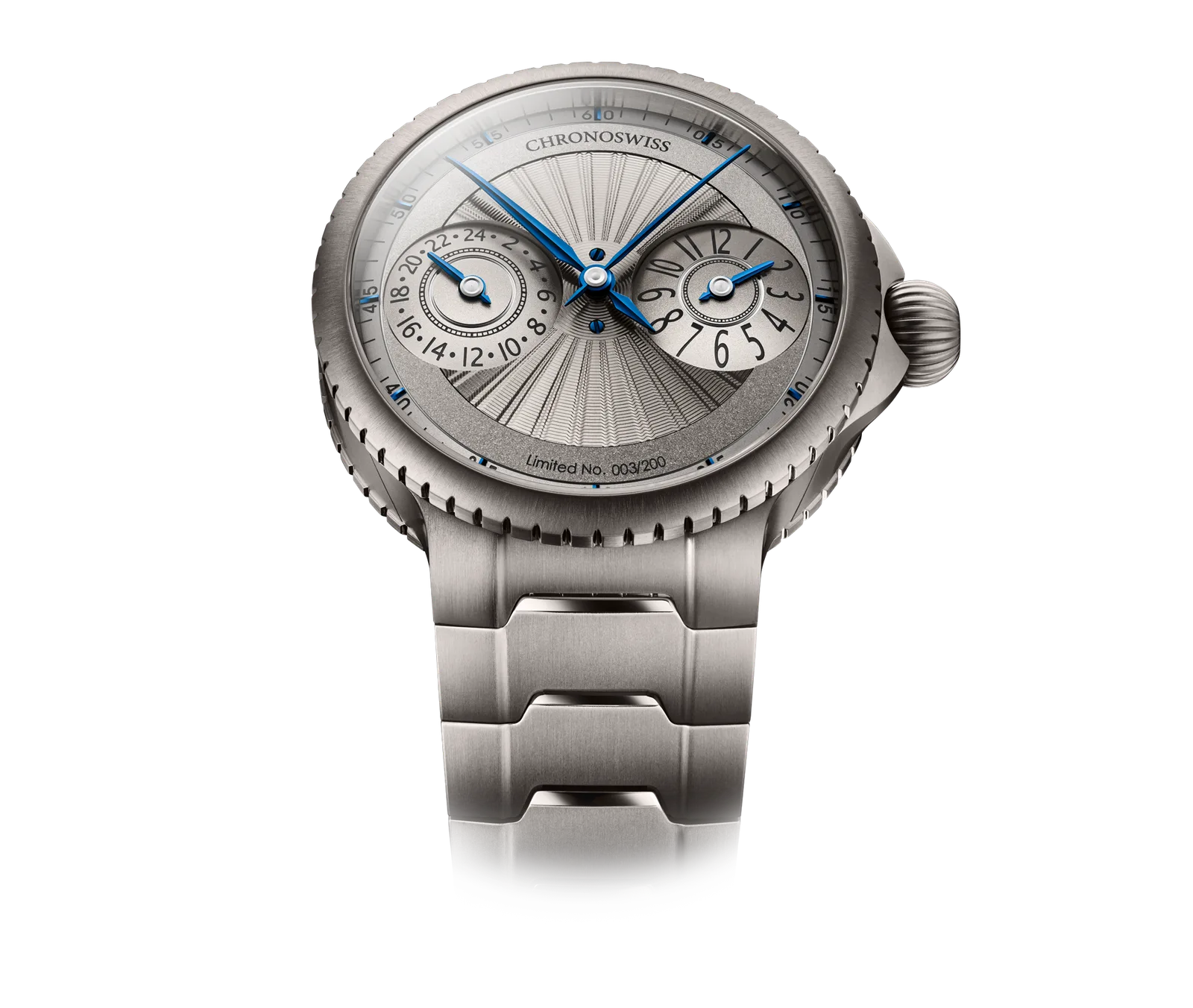 Chronoswiss Pulse GMT Silver Guilloche