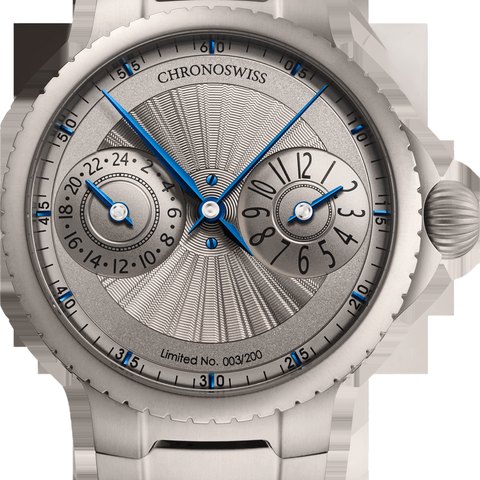 Chronoswiss Pulse GMT Silver Guilloche