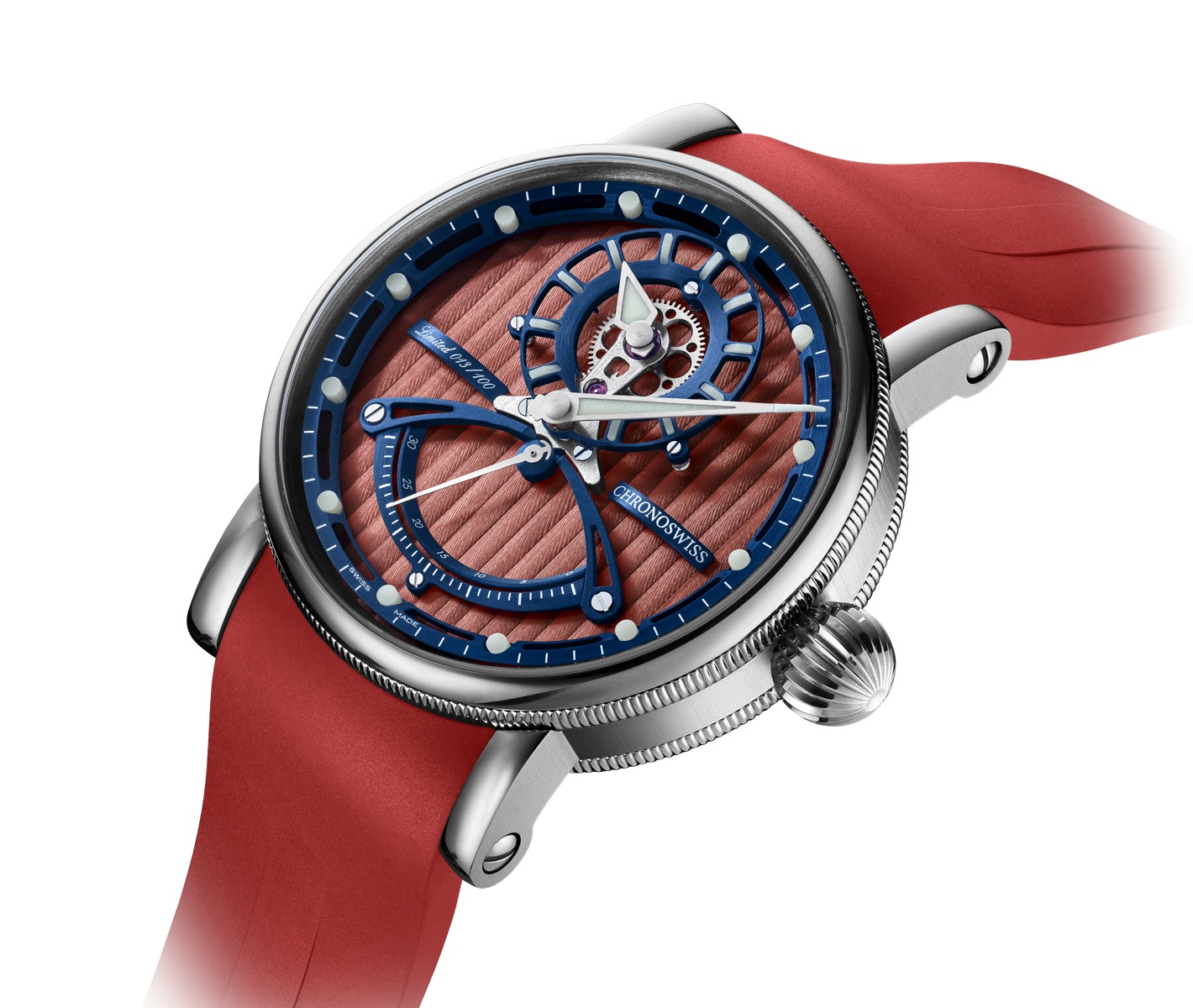Chronoswiss ReSec Vertical Red Manufacture