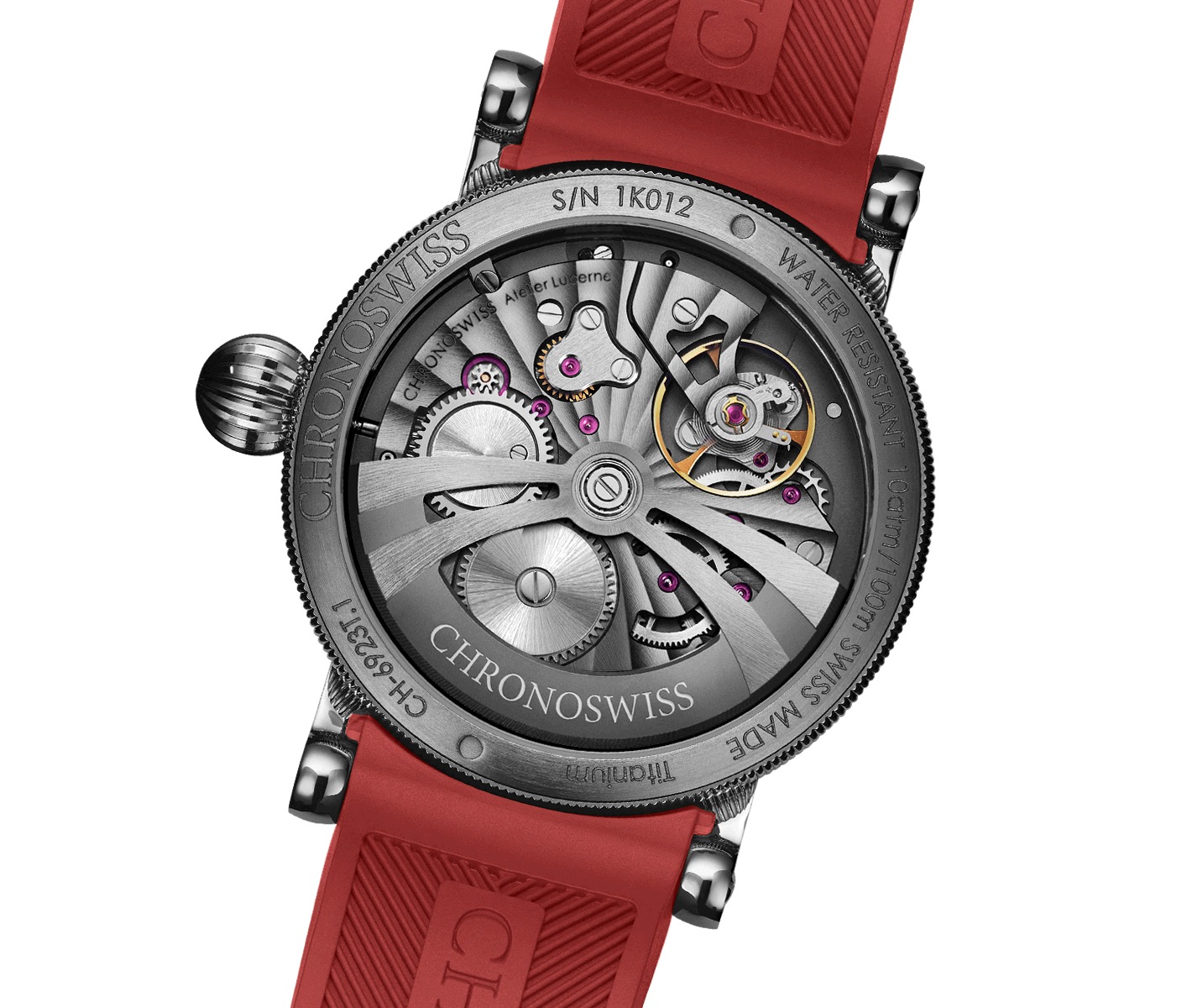Chronoswiss ReSec Vertical Red Manufacture