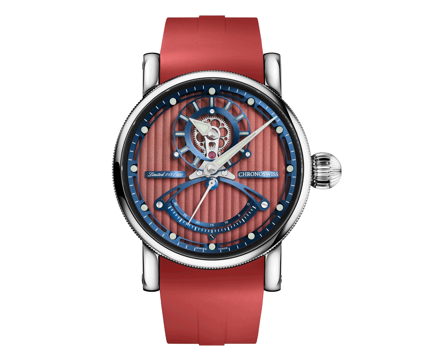 Chronoswiss ReSec Vertical Red Manufacture