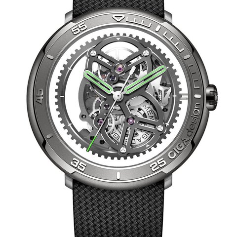 CIGA Design Vector Racing-Inspired Automatic Skeleton (titanium)