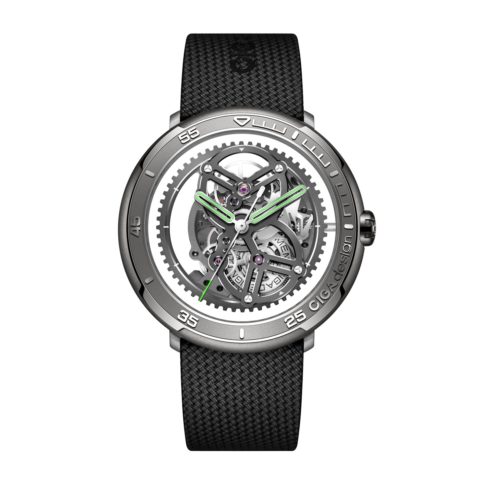 CIGA Design Vector Racing-Inspired Automatic Skeleton (titanium)
