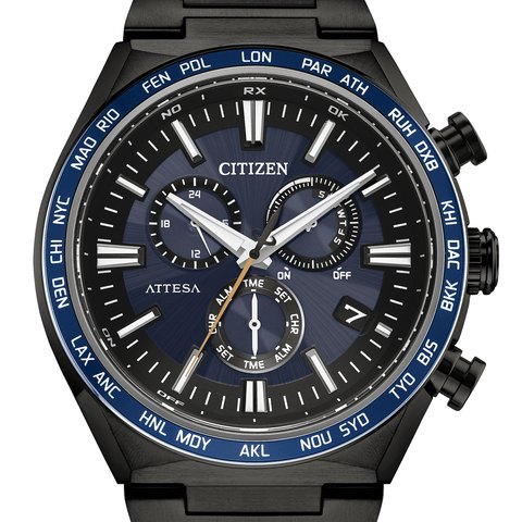 Citizen Attesa E660 Chronograph Black DLC (Super Titanium)