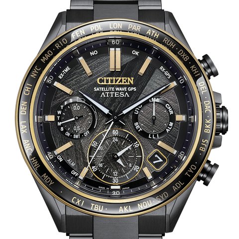 Citizen Attesa Satellite Wave GPS F950 LIGHT in BLACK (Super Titanium, Ti 50th Limited Edition)