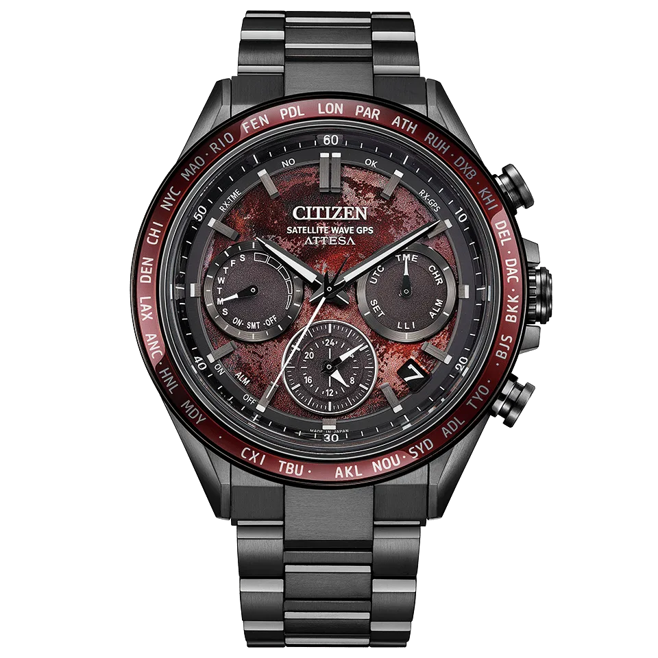 Citizen Attesa Satellite Wave GPS F950 Black Titanium Limited (CC4077-71Z)