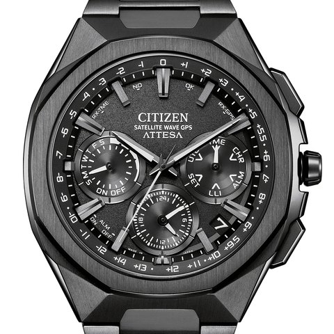 Citizen Attesa Satellite Wave GPS F950 Gray DLC (Super Titanium)