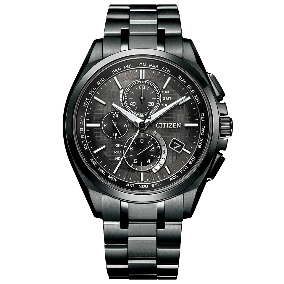 Citizen Attesa Radio Chronograph Black Titanium (AT8044-56E)