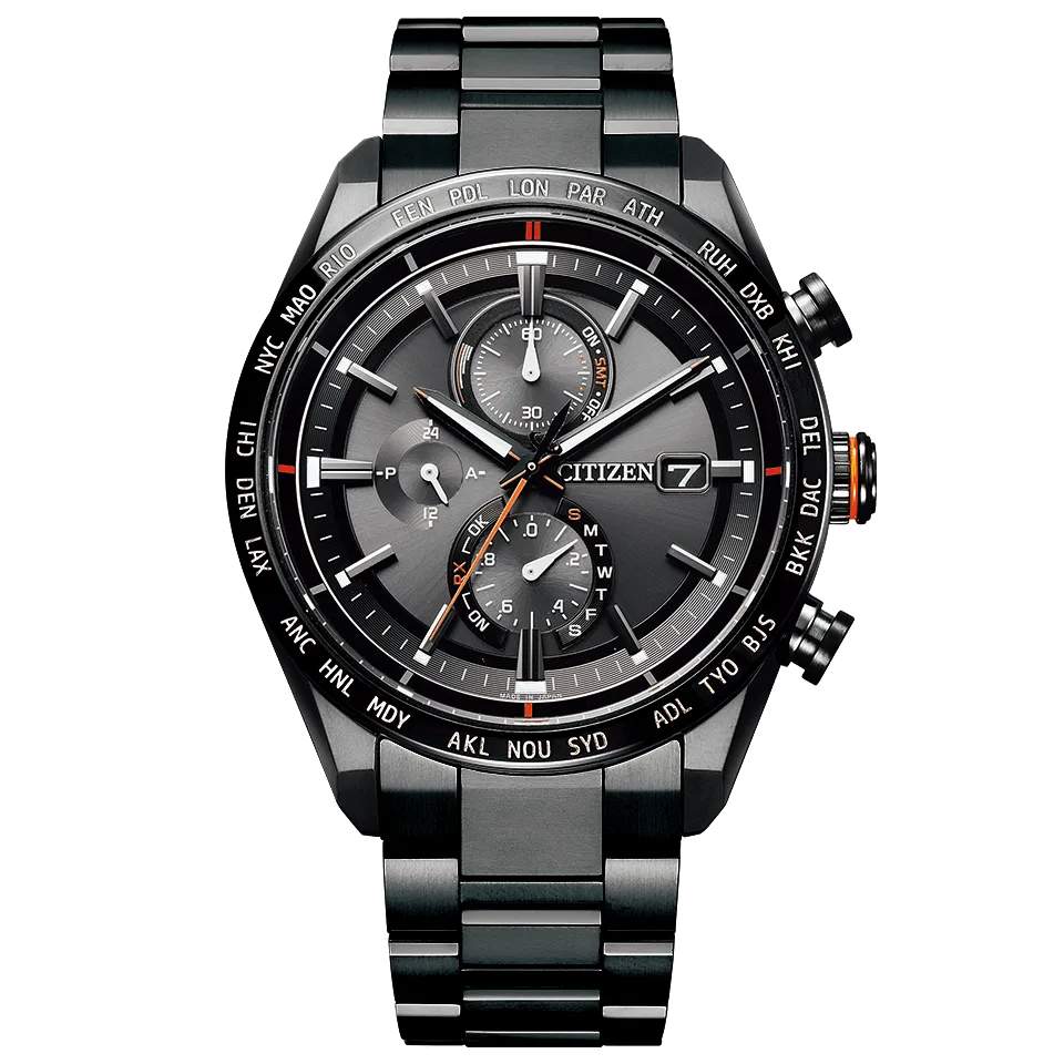 Citizen Attesa Radio Chronograph Black Titanium (AT8185-62E)