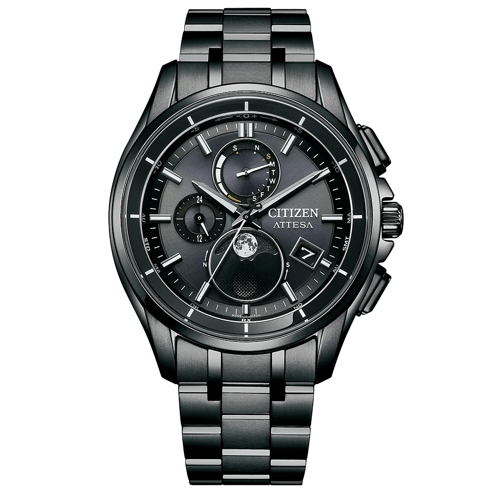 Citizen Attesa Tsuki-Yomi A-T Black Titanium (BY1006-62E)