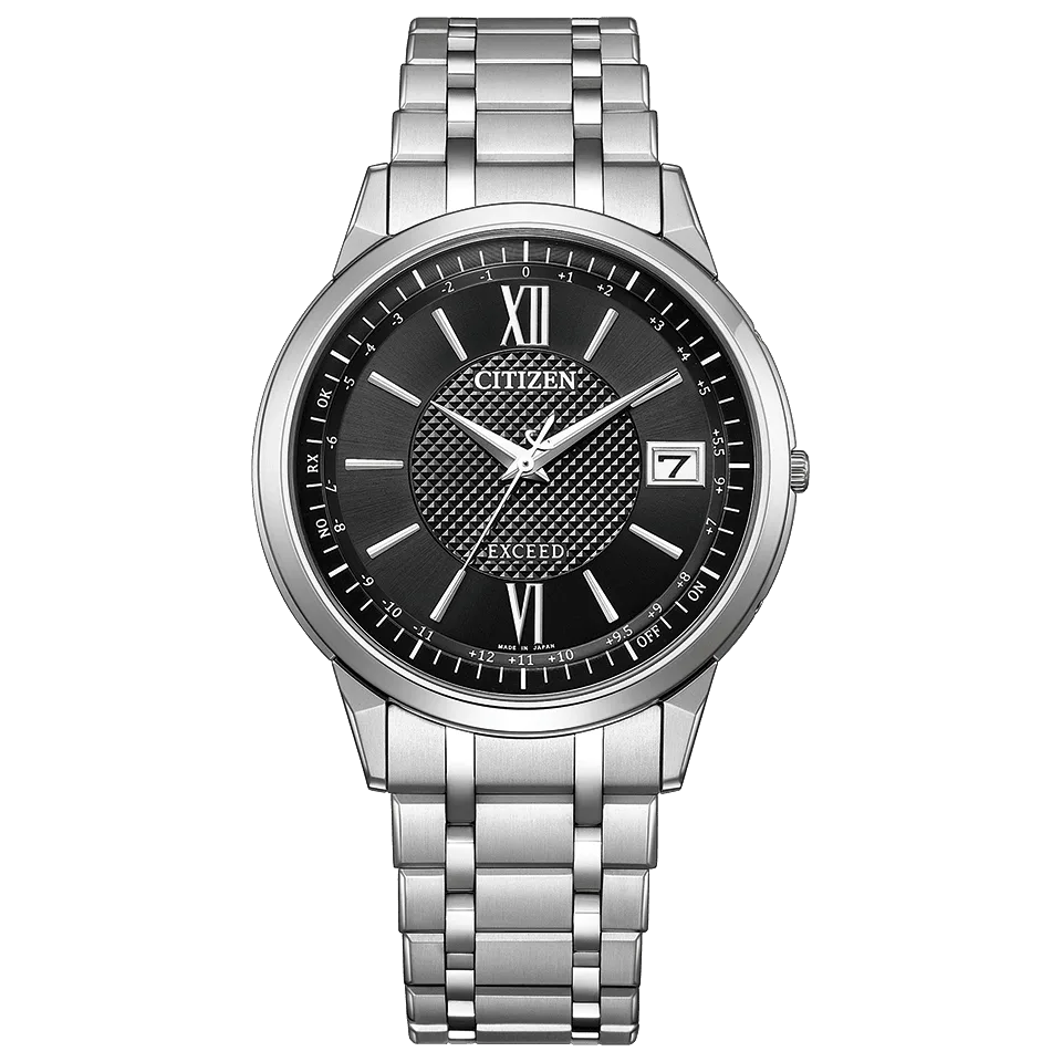Citizen Exceed Eco-Drive Radio Direct Flight (Super Titanium)