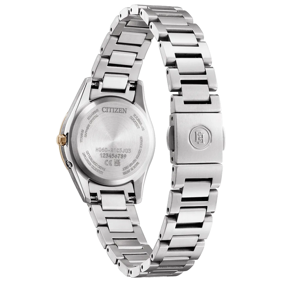 Citizen Exceed Eco-Drive Radio Ladies (Super Titanium)