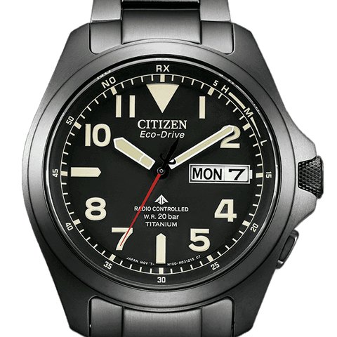 Citizen Promaster Land Eco-Drive Radio-Controlled Black (AT6085-50E)