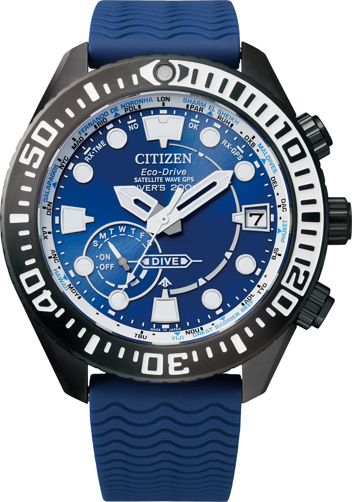Citizen Promaster Satellite Wave GPS Diver 200m (Super Titanium)