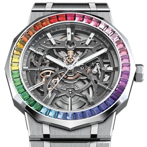 Corum Admiral 39 Skeleton Rainbow (Grade 5 Titanium)