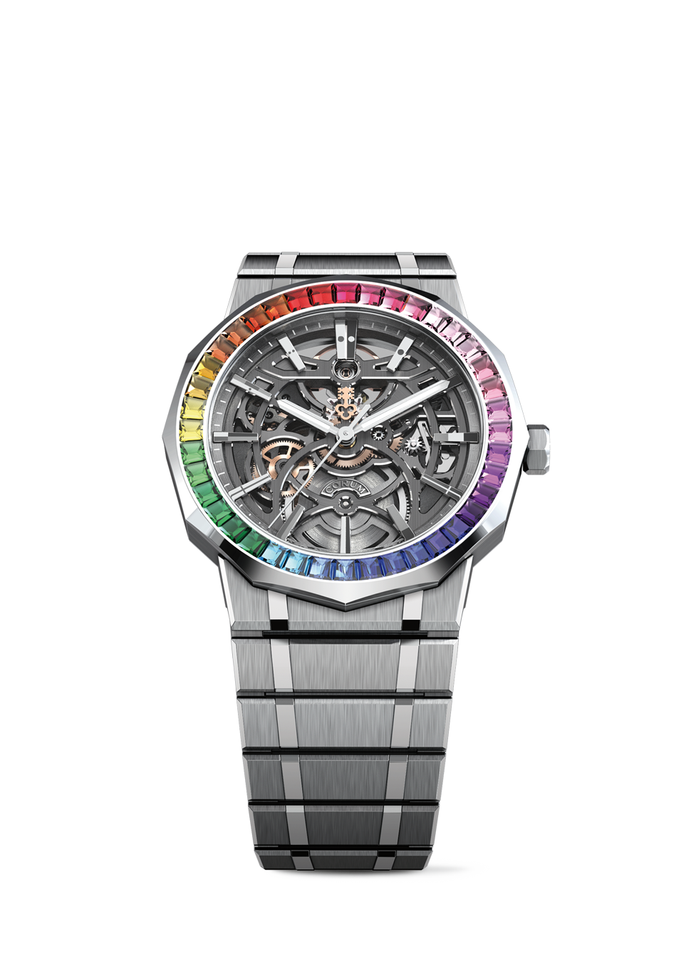 Corum Admiral 39 Skeleton Rainbow (Grade 5 Titanium)
