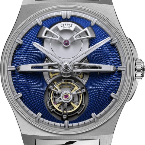 Czapek Antarctique Tourbillon Cosmic Blue (Titanium)