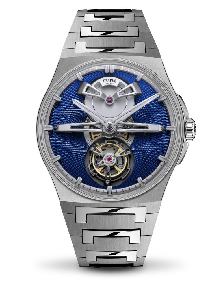 Czapek Antarctique Tourbillon Cosmic Blue (Titanium)