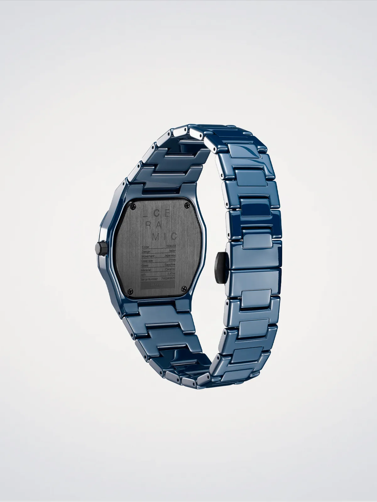D1 Milano Ceramica 37mm Pure Indigo