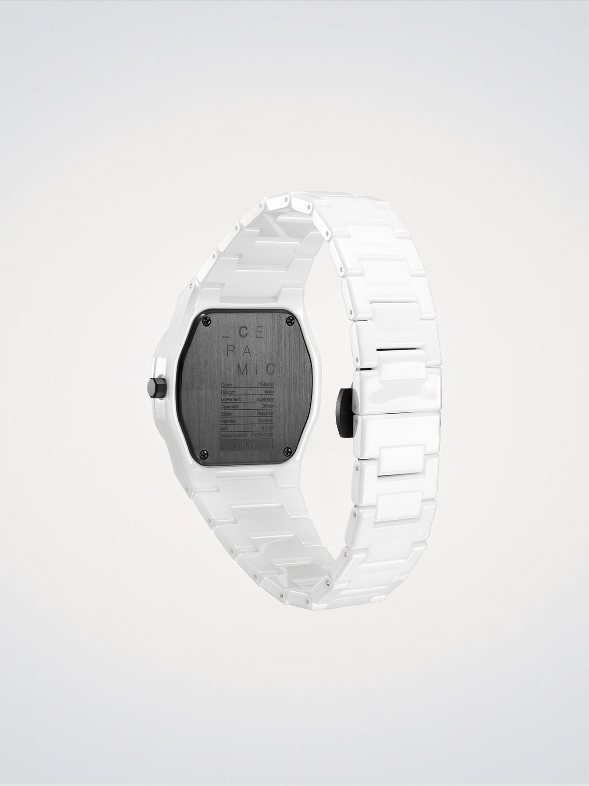 D1 Milano Ceramica 37mm Pure White