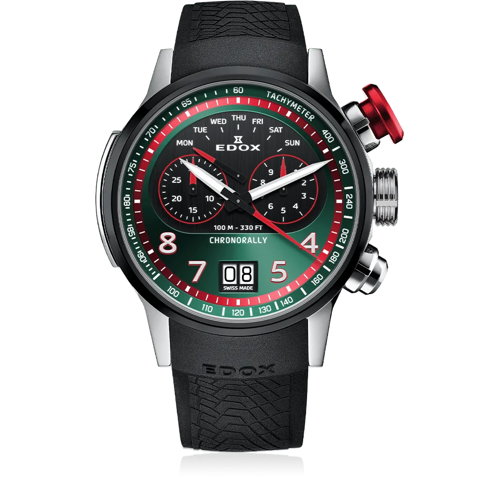 Edox Chronorally Chronograph Titanium