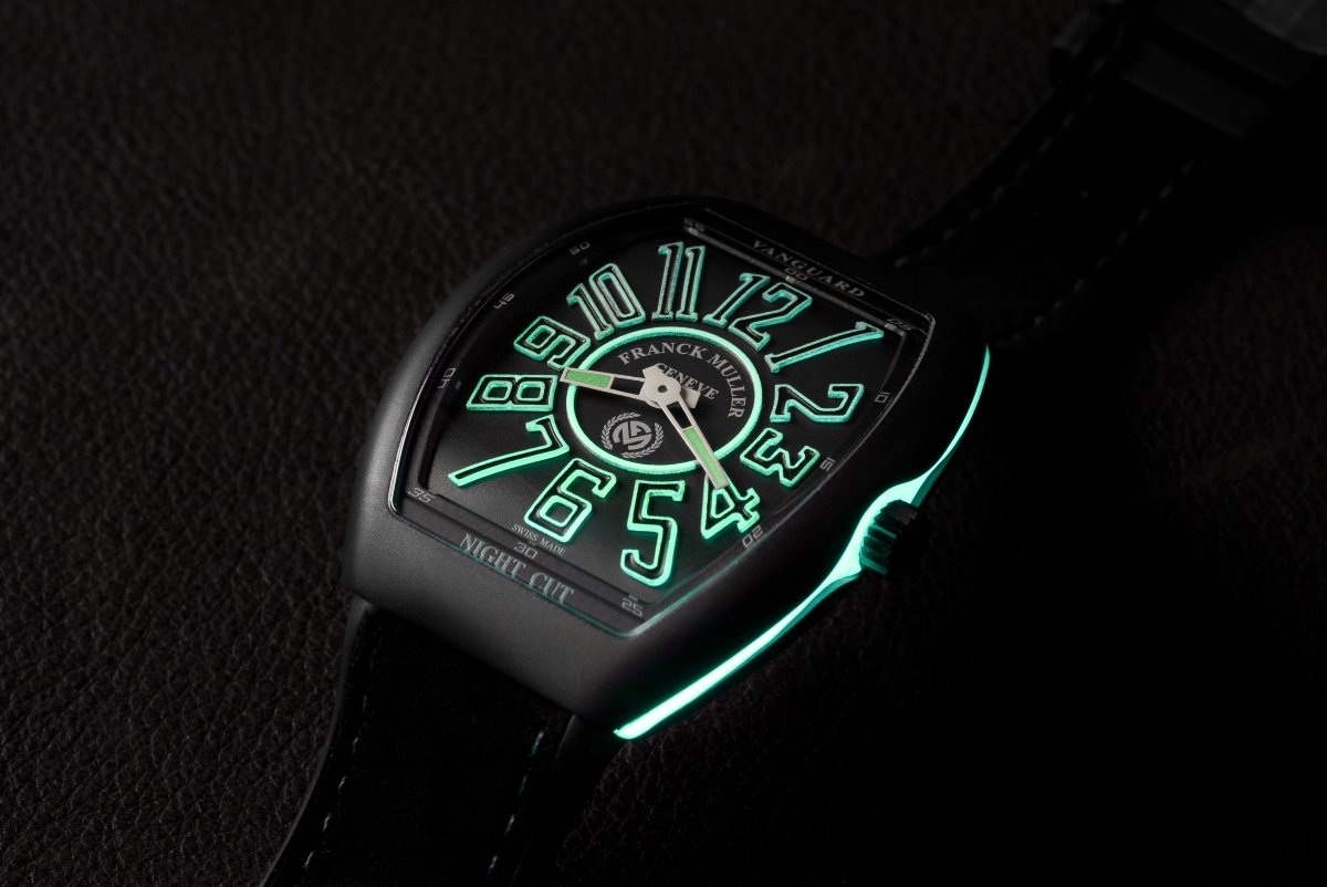 Franck Muller Vanguard Slim Night Cut (Grade 5 titanium)