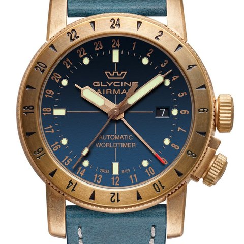 Glycine Airman 44 Bronze GMT