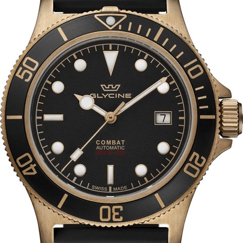 Glycine Combat Sub 42 Bronze Black
