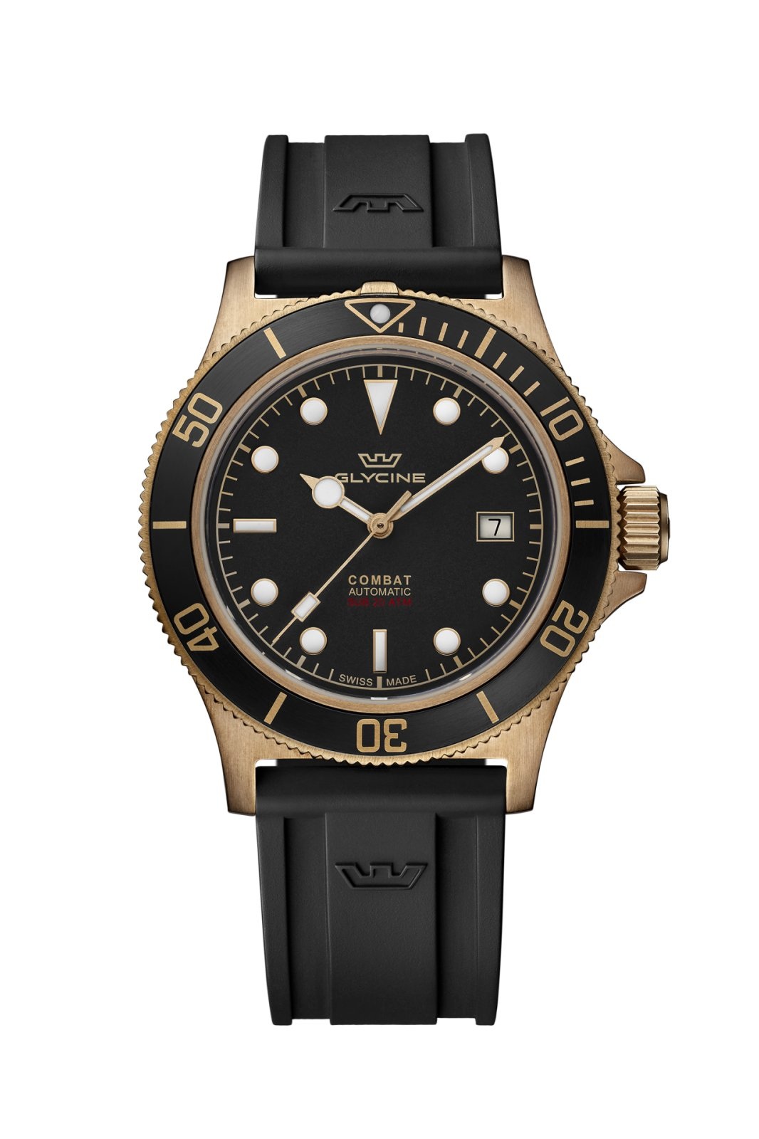 Glycine Combat Sub 42 Bronze Black