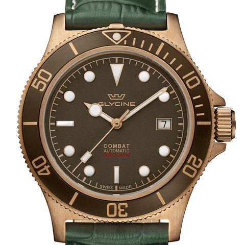 Glycine Combat Sub 42 Bronze Green