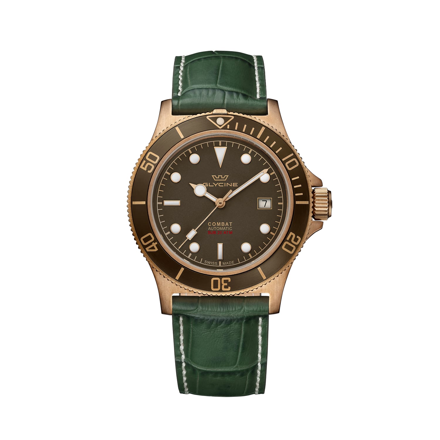 Glycine Combat Sub 42 Bronze Green